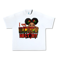 White i am black history black girl peekaboo juneteenth Urban Heavy Tee - CowGirlArtShop