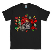 Black Christmas Joy skeleton Classic Tee - NancyCooperArtShop