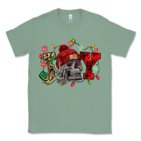 Sage Christmas Joy skeleton Classic Tee - NancyCooperArtShop