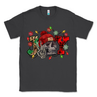 Smoke Christmas Joy skeleton Classic Tee - NancyCooperArtShop