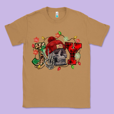 Christmas Joy Skeleton Classic Tee Designed By Nancycooperartshop