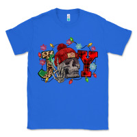 True Royal Christmas Joy skeleton Classic Tee - NancyCooperArtShop