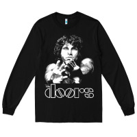 Black Jim Morrison Long Sleeve Tee - trangStudio