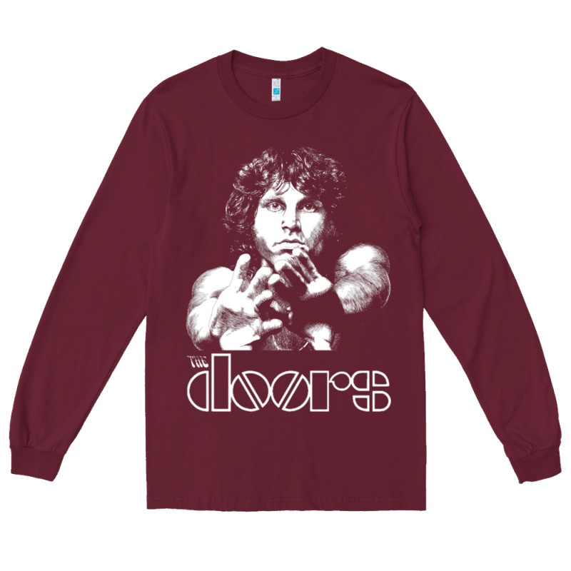 Jim Morrison Long Sleeve Tee by trangStudio | Teevron
