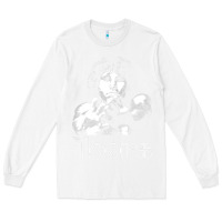 White Jim Morrison Long Sleeve Tee - trangStudio
