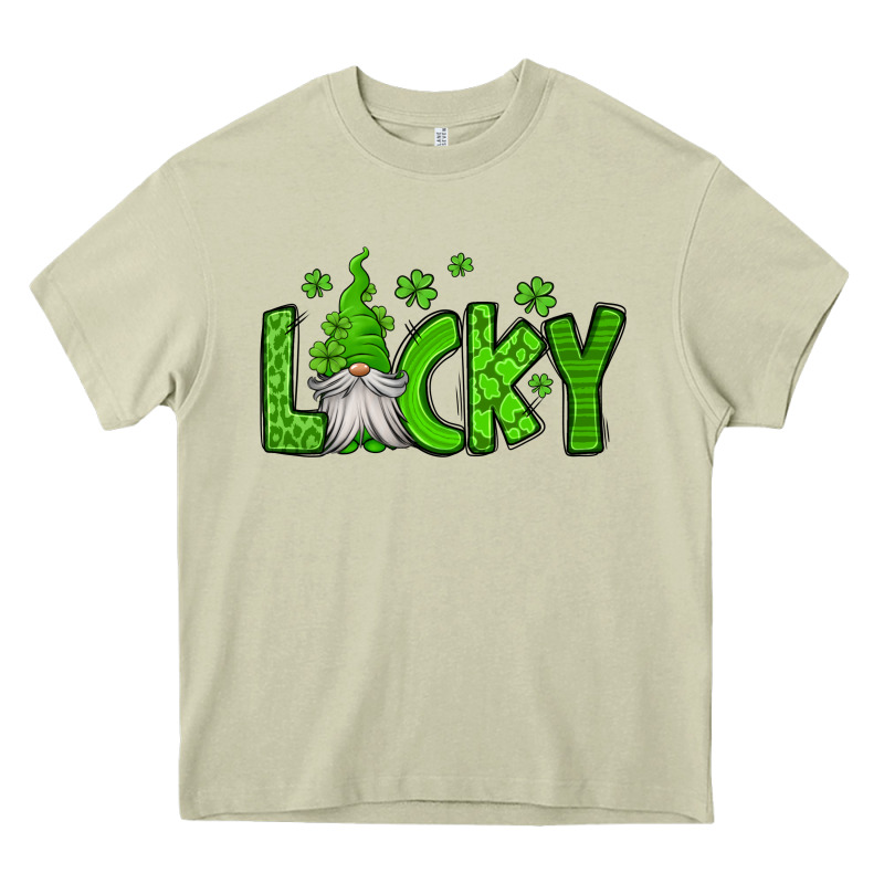 Lucky Gnome St Patricks Day Heavy Core Tee by Jasminsmagicworld | Teevron