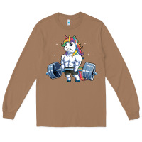 Toasted Coconut Unicorn Weightlifting T Fitness Gym Deadlift Rainbow Gifts Party Men W Long Sleeve Tee - trangStudio