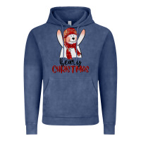 Vintage Denim beary christmas Vintage Hoodie - CowGirlArtShop