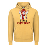 Vintage Mustard beary christmas Vintage Hoodie - CowGirlArtShop