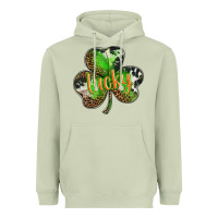 Matcha st. patricks day lucky shamrock Heavyweight Hoodie - BarkalooDesign