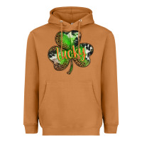 Meerkat st. patricks day lucky shamrock Heavyweight Hoodie - BarkalooDesign