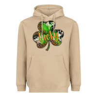 Mushroom st. patricks day lucky shamrock Heavyweight Hoodie - BarkalooDesign