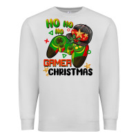 Dove Grey ho ho ho gamer Christmas Premium Sweatshirt - BarkalooDesign
