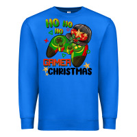 True Royal ho ho ho gamer Christmas Premium Sweatshirt - BarkalooDesign