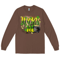Chestnut lucky me st. patricks day Long Sleeve Tee - HowdyJamesFarm