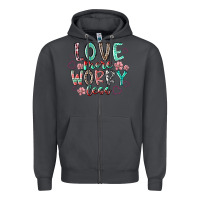Smoke love more worry less Zipper Hoodie - RacoonDesign