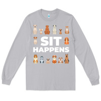Moon Dust Dog Funny S It Happens Pet Sitting Design Long Sleeve Tee - trangStudio