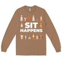 Toasted Coconut Dog Funny S It Happens Pet Sitting Design Long Sleeve Tee - trangStudio