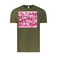 Vintage Olive ribbon Vintage Tee - CowGirlArtShop