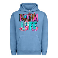 Pigment Pebble Blue mom life Urban Hoodie - AdoDesignShop