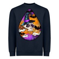 Navy Hallowen Teardrop Heavyweight Sweatshirt - LillyAllenDesigns