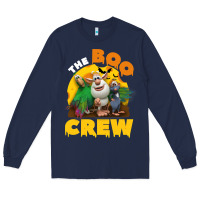 Navy booba the boo crew halloween costume for kids boys girls Long Sleeve Tee - trangStudio