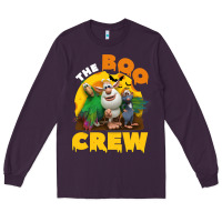 Plum booba the boo crew halloween costume for kids boys girls Long Sleeve Tee - trangStudio