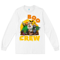 White booba the boo crew halloween costume for kids boys girls Long Sleeve Tee - trangStudio