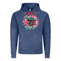 Vintage Denim fight believe hope survive cancer awareness Vintage Hoodie - CowGirlArtShop