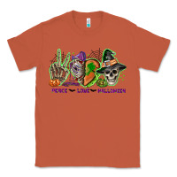 Copper Peace love Halloween Classic Tee - NancyCooperArtShop