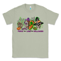 Matcha Peace love Halloween Classic Tee - NancyCooperArtShop