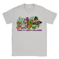 Moon Dust Peace love Halloween Classic Tee - NancyCooperArtShop