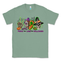 Sage Peace love Halloween Classic Tee - NancyCooperArtShop