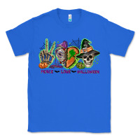 True Royal Peace love Halloween Classic Tee - NancyCooperArtShop