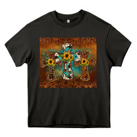 Asphalt cross tumbler Heavy Core Tee - JahusDesignShop