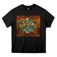 Black cross tumbler Heavy Core Tee - JahusDesignShop