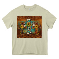 Mossy cross tumbler Heavy Core Tee - JahusDesignShop