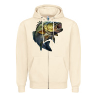 Sandshell jumping bass Zipper Hoodie - LillyAllenDesigns