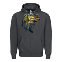 Smoke jumping bass Zipper Hoodie - LillyAllenDesigns