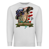Dove Grey army veteran  pray Premium Sweatshirt - BarkalooDesign