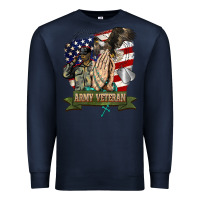 Navy army veteran  pray Premium Sweatshirt - BarkalooDesign