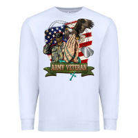 White army veteran  pray Premium Sweatshirt - BarkalooDesign