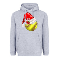 Heather Grey Christmas sports Heavyweight Hoodie - BarkalooDesign