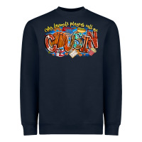 Navy my favorite players call me cousin basketball Heavyweight Sweatshirt - CowhideDigitalArt