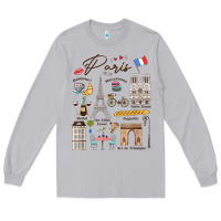 Moon Dust paris bonjour eiffel tower paris lover paris traveling vacay Long Sleeve Tee - trangStudio
