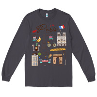 Smoke paris bonjour eiffel tower paris lover paris traveling vacay Long Sleeve Tee - trangStudio