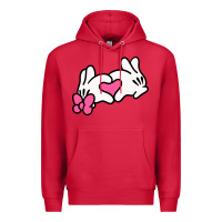 Cardinal Minnie Mouse Premium Hoodie - CowhideDigitalArt