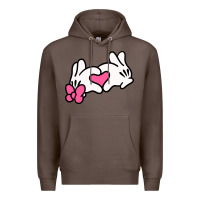 Coffee Minnie Mouse Premium Hoodie - CowhideDigitalArt