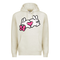 Oatmeal Heather Minnie Mouse Premium Hoodie - CowhideDigitalArt