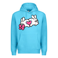 Ocean Blue Minnie Mouse Premium Hoodie - CowhideDigitalArt